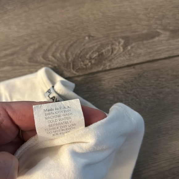 Y2k original Playboy White Tee with Pink Bunny Logo baby tee - Picture 5 of 5